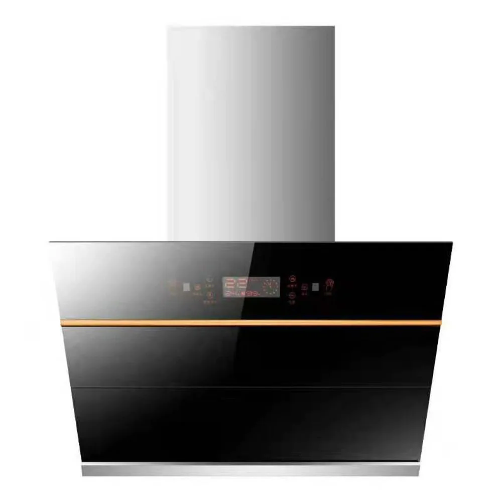 900MM Kitchen Side Suction Range Hood Automatic Cleaning Household Range Hood Double Motor Strong Suction Exhaust Hood