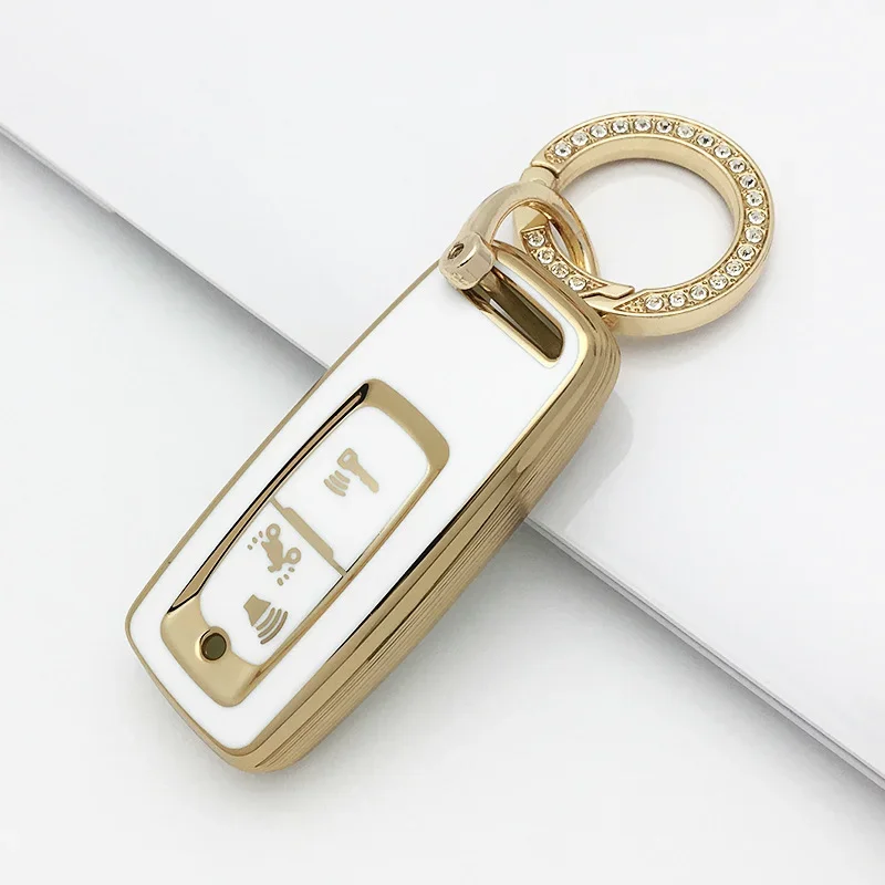 TPU 3 Button Motorcycle Key Case For Honda PCX160 VISION SH350 PCX 160 Remote Keys Cover Protector Holder Keychain Accessories