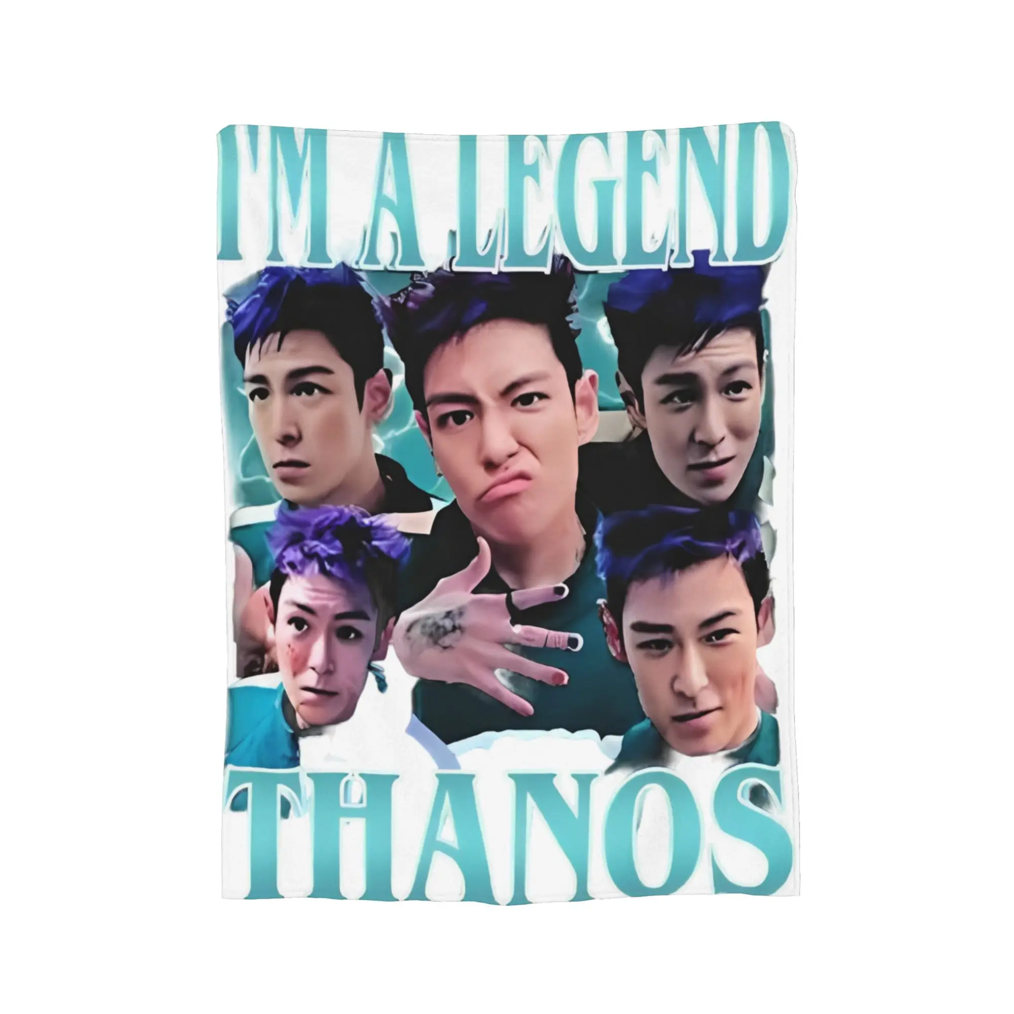 Im A Legend Thanos Blankets T.O.P Rapper Plush Awesome Breathable Throw Blanket for Home Restaurant Spring Autumn