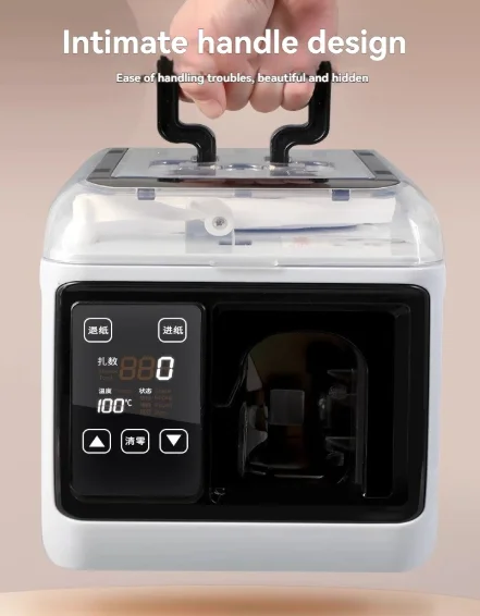 Bank-specific banknote bundling machine, banknote bundling machine, fully automatic small electric banknote bundling machine