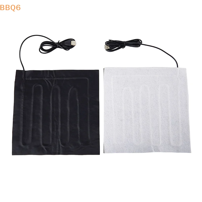 

22x22cm 5V USB Carbon Fiber Heater Pad, Electric Heating Pad for Jacket Vest Mouse Pad Warmer