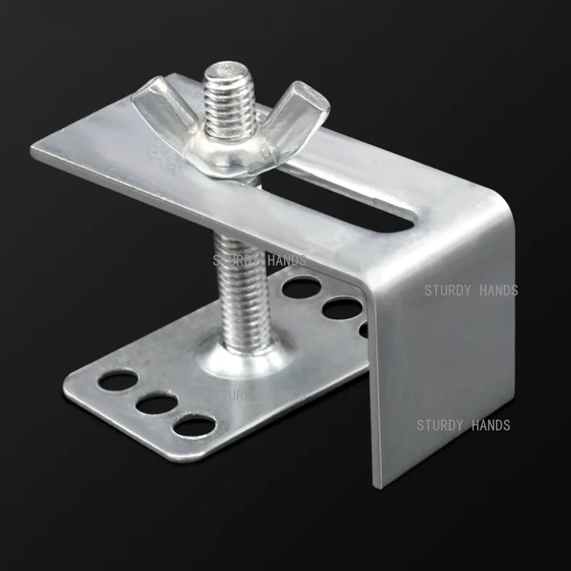10PCS Sink Basin Fastener, Kitchen Sink Anti Drop Hook Buckle, Household Hardware Accessories, Metal Fixed Bracket Fasteners