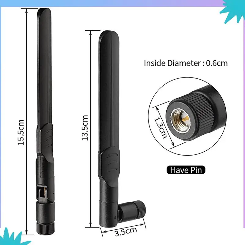 ABZW 4G LTE Antenna 8Dbi SMA Plug Antenna (12 Pieces) Compatible 4G LTE Router Gateway Home Telephone Hotspot Modem Router