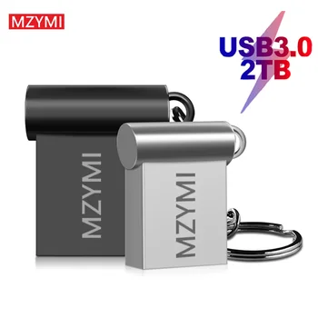 MZYMI USB 플래시 드라이브, 고속 펜 드라이브, 펜 메모리, 금속 스틱, U 디스크, 키 체인, 32GB, 64GB, 128GB, USB2.0, 256GB, 512GB