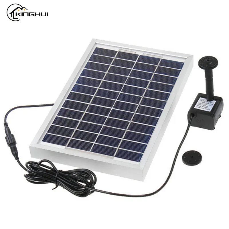 

5W Solar Fountain Pump Garden Waterfall Fountain Pump Outdoor Pond Fish Tank Bird Bath Landscape Fountain Pump Floating Water