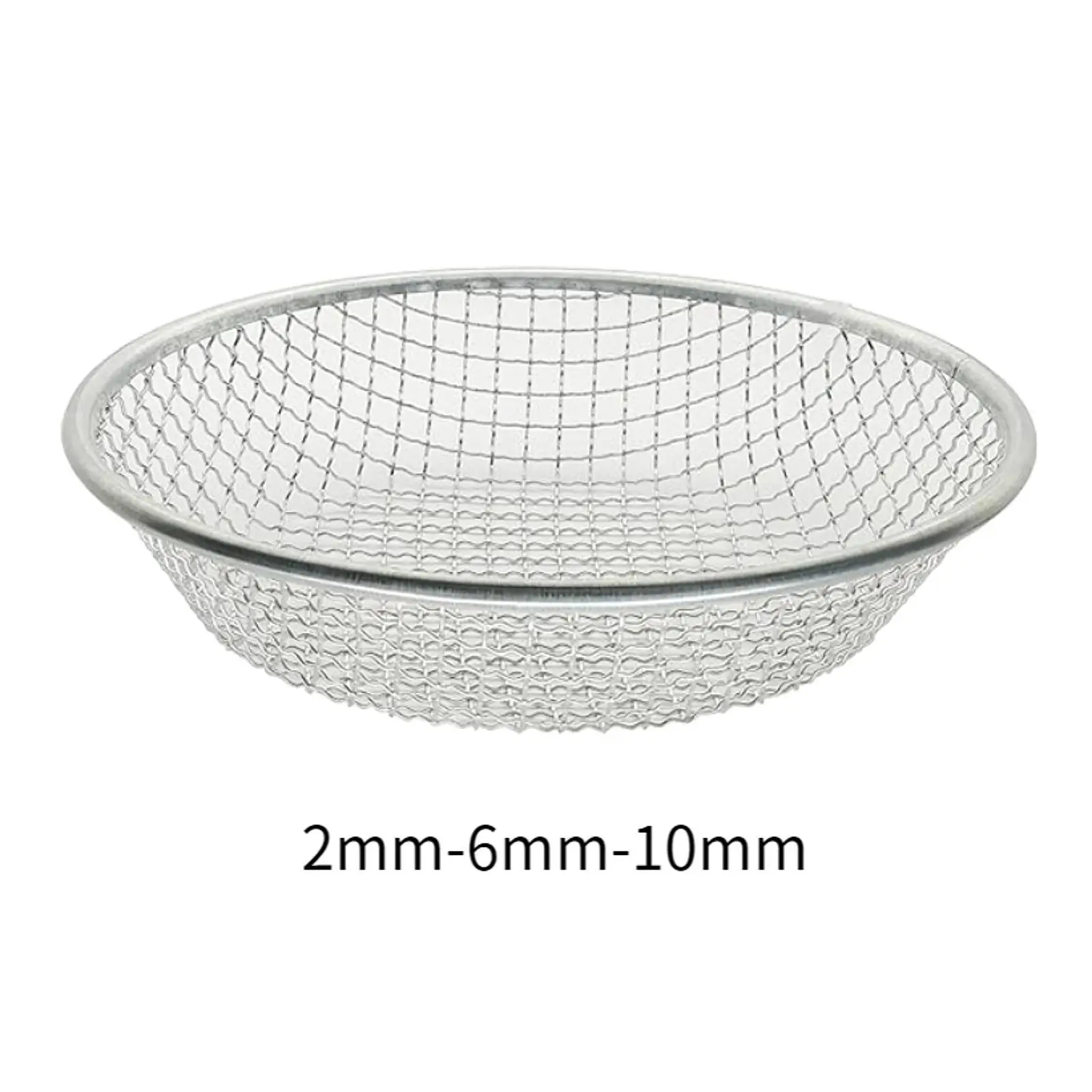 Soil Compost Sieve Stainless Steel Lightweight Multifunctional Compost Sifter for Compost Debris Removal Rock Bonsai Filtration