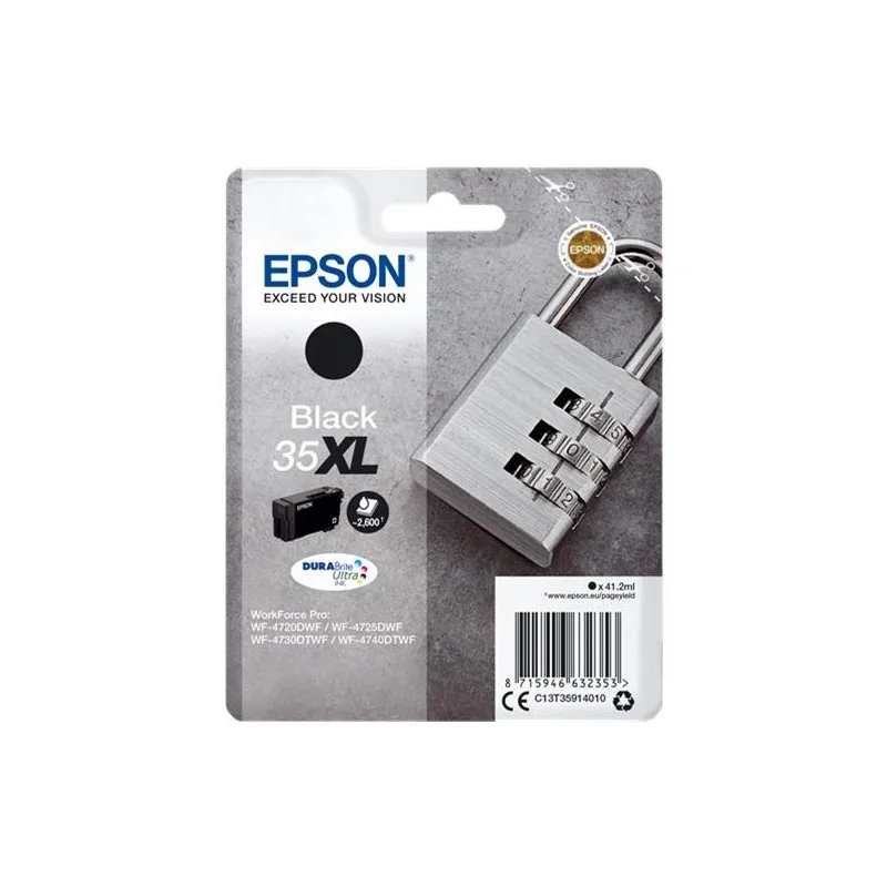 Epson T3591 (35XL) black Original ink cartridge-C13T35914010 T3591 tintasycartuchos.com