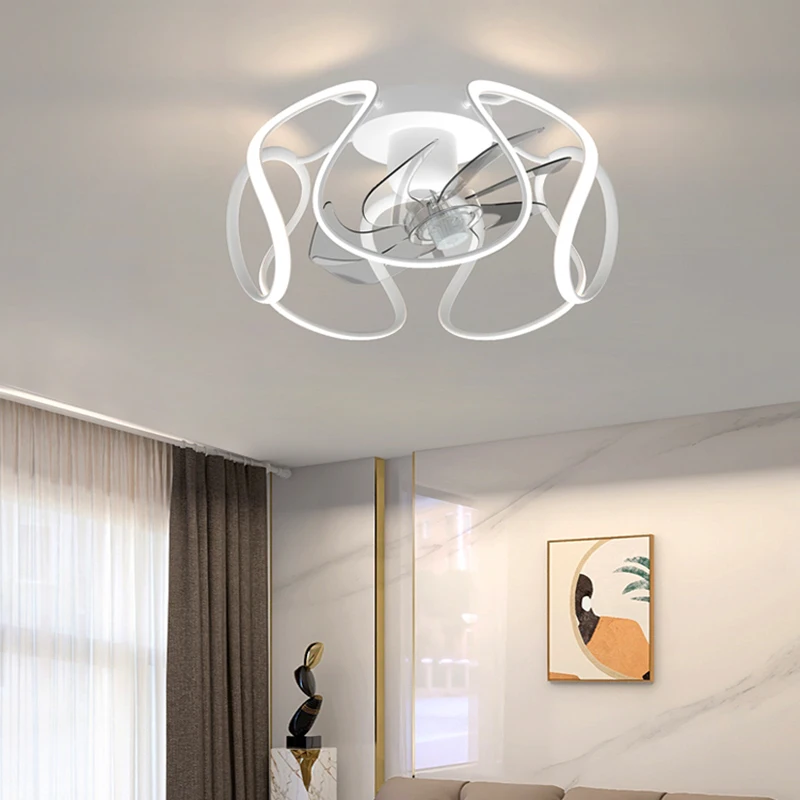 Living room decoration bedroom decor led Ceiling fans with lights remote control dining room Ceiling fan light indoor lighting