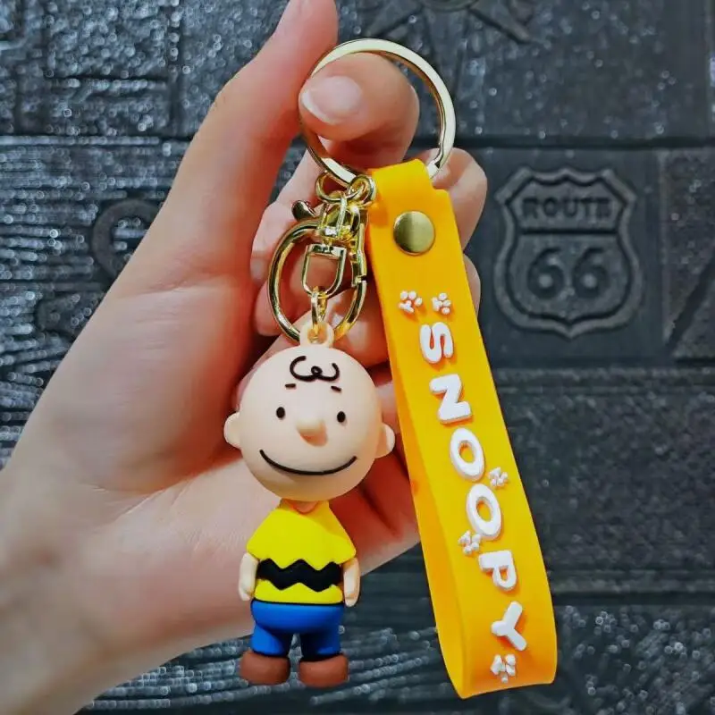 Cartoon Snoopy Keychain Girl Kawaii Pendant Car Key Small Pendant Couple Gift Student Backpack Pendant Birthday Gift - view 6