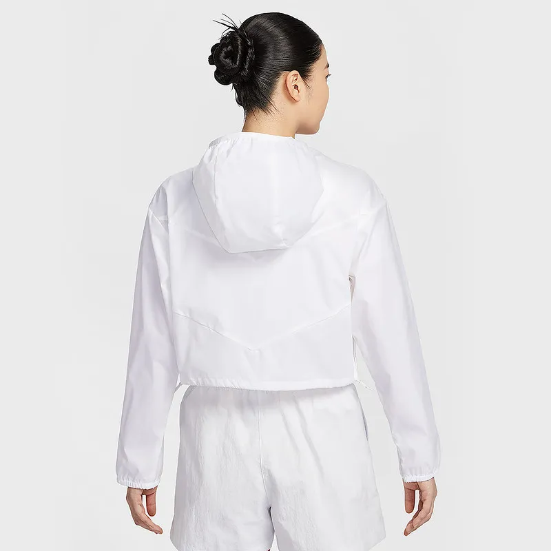 Nike Woven Gradient Print Hood Windbreaker Spring Fall Cyber Street Thin Seasonal Outer CoatHJ1183-100 1PCS