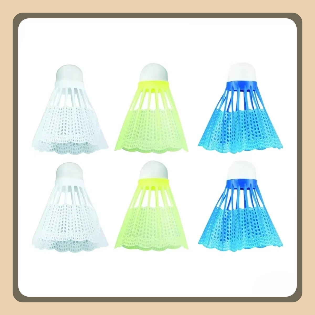 프랭클린 스포츠 배드민턴 셔틀콕 세트 - 3개 세트, 6 + 12 배드민턴 셔틀콕 - 뒷마당 야외 배드민턴 셔틀콕