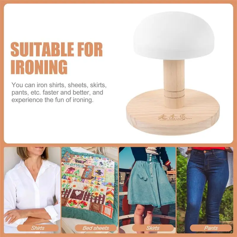 Ironing Stool Accessory Clothes Shoulder Board Sleeve Tabletop Boards Dry-cleaning Mini Pad Hat Padded Home Aids Curved Board