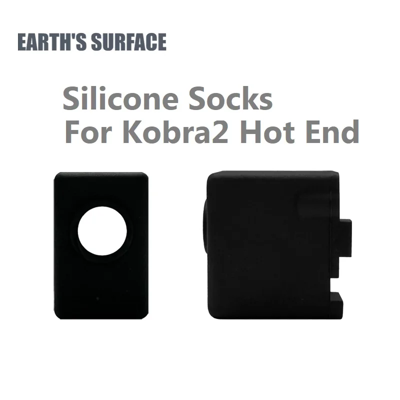 

ES-3D Printer Parts 2/4/8PCS Silicone Socks For Kobra2 Hotend Heating Block Protective Sleeve 3D Printer Nozzle Silicone Sleeve