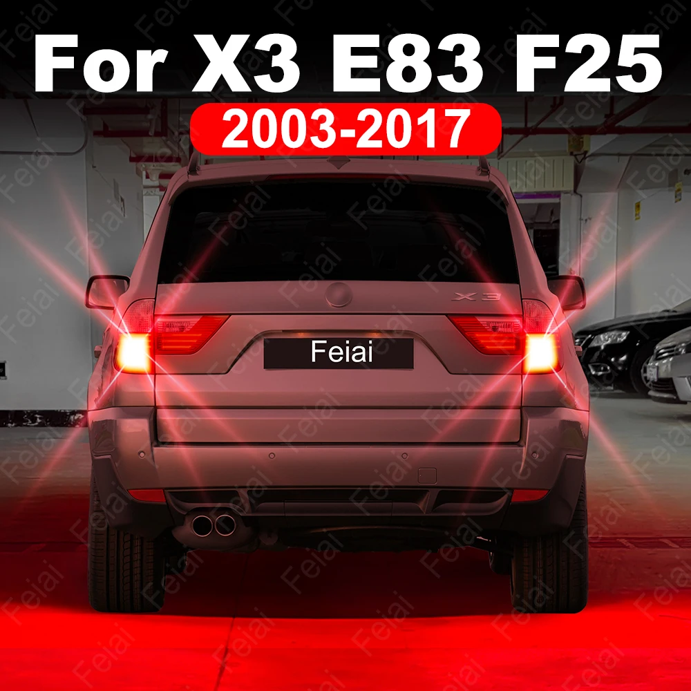 

Светодиодная лампа стоп-сигнала для BMW X3 E83 2003 2004 2005 F25 2010 2011 2012 2013 2014 20152016 G01 F97 2017-2021 Стробоскопическая вспышка Красный