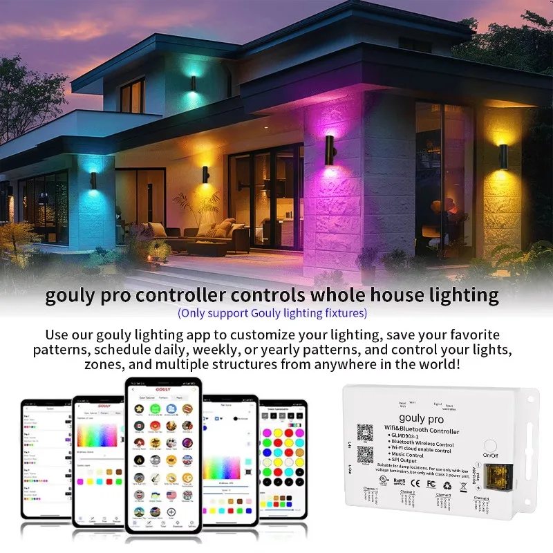 IP65 Waterproof Modern Light Emitting Diode Wall Light Outdoor Garden Porch Light Emitting Diode Up and Down