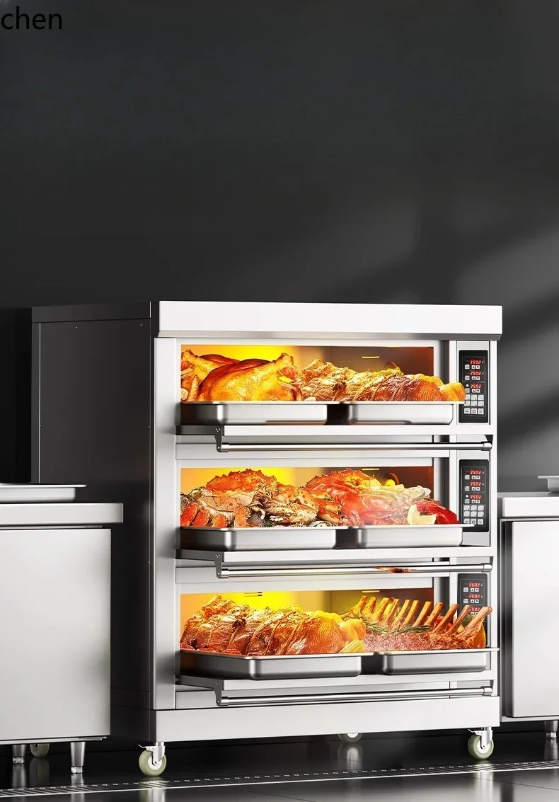 

cc26 electric oven commercial large capacity roujiamo scones bread cake baking box