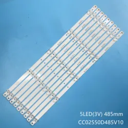 LED TV подсветка CC02550D485V10 55E20 5X9 5S1P 1410 for DEXP U55E9000Q, U55E9100Q K55S U55W LED55UA8100 Baird QT55I90ID