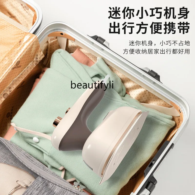 Мини-электрический утюг, бытовой складной плоский подвесной утюг 2-в-1, портативный портативный утюг для путешествий, деловой поездки, ручная гладильная машина