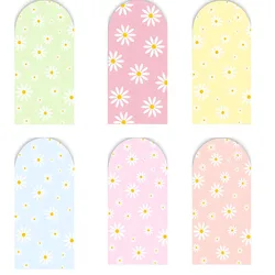 Mehofond Custom 2-Sided White Daisy Floral Girls Birthday Party Baby Shower Covers Chiara Arch Background Decor Backdrop Photo