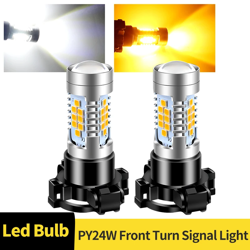 2PCS PY24W Led Fron… - image