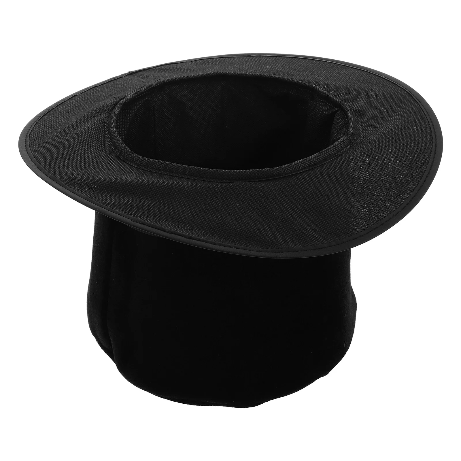 Black Top Hat Buckle Large Size Stylish Formal Costume Stage Performance Dress-Up Party Jazz Cosplay Party Hat