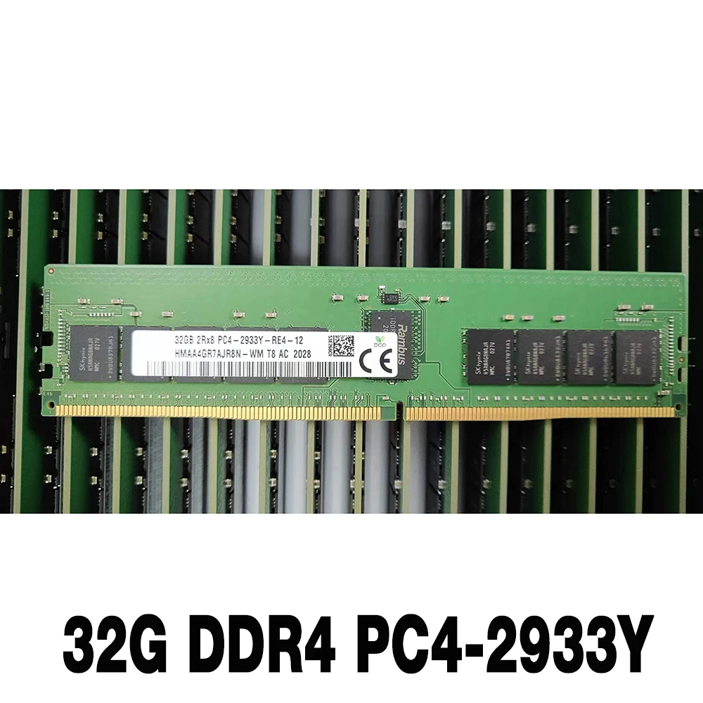 1PCS 32GB REG ECC REG RAM For SK Hynix Memory HMAA4GR7AJR8N-WM 32G 2R×8 DDR4 PC4-2933Y