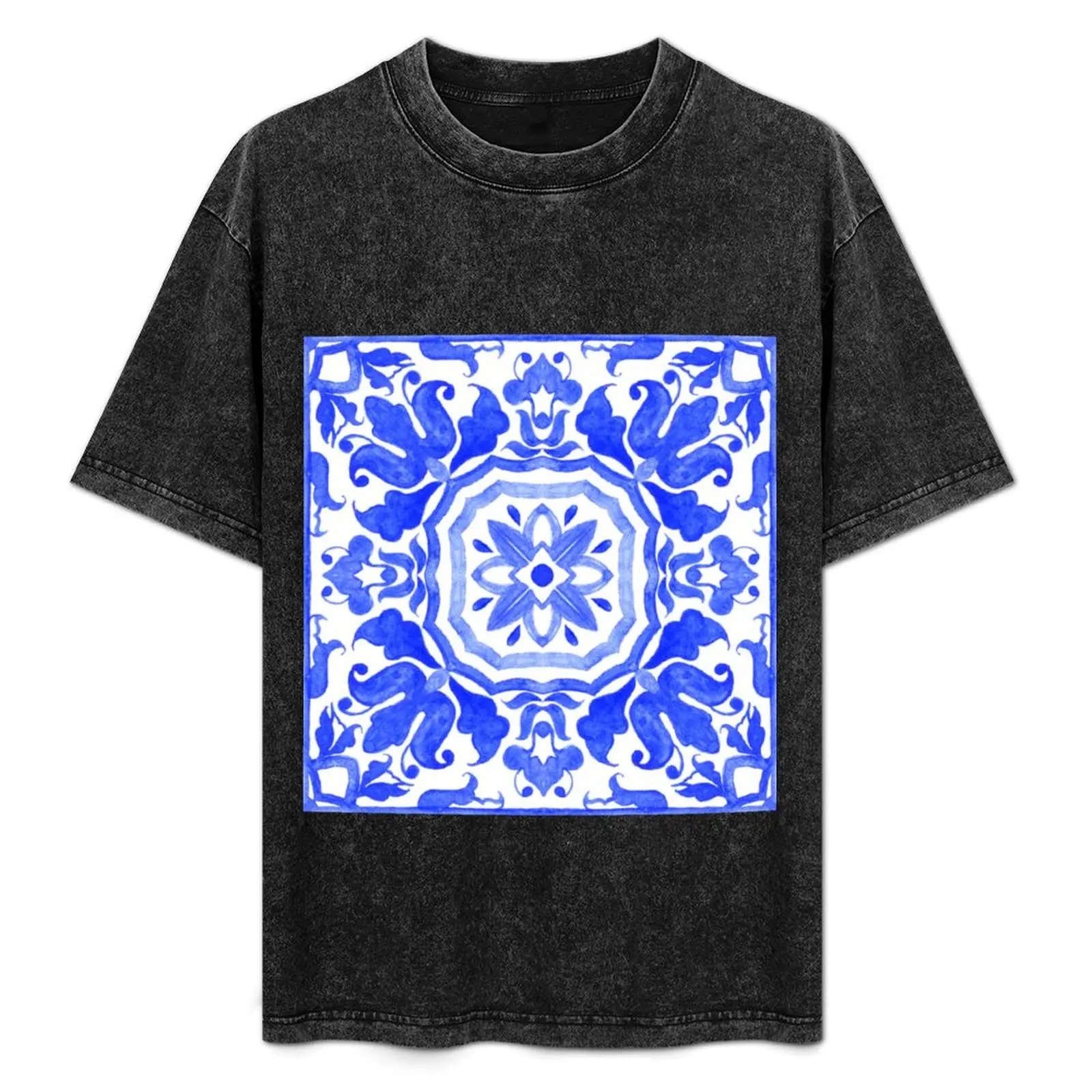 

Portuguese azulejo tiles. T-Shirt Lightweight Cooling Short Sleeve Tee