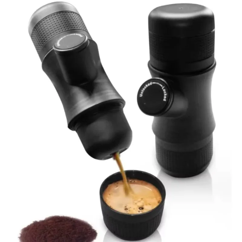 Portable Hotel Commercial Cafetera Black Coffee Maker for Camping Gift Indoor Outdoor