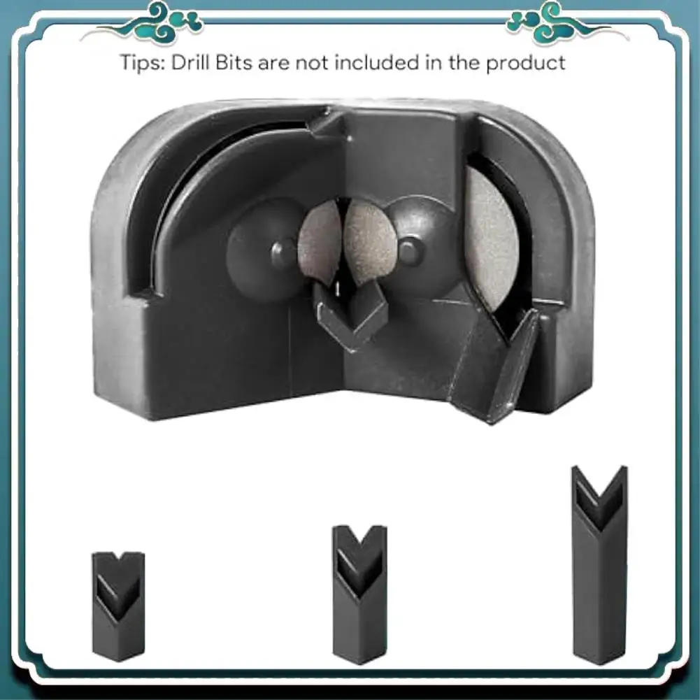Drill Bit Sharpener,Multipurpose Drill Bit Grinding Sharpener With 4 Grinding Wheel,Drill Machine Blade Sharpening Tool Limited