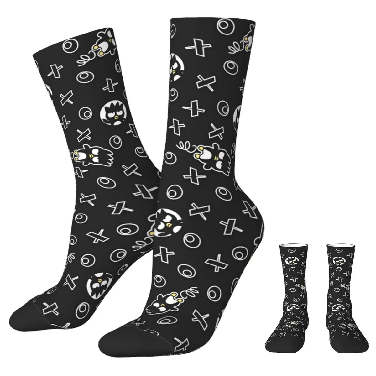 Badtz Maru Stockings Graphic Novelty Socks Spring Non-Slip Socks Women Men Outdoor Medium Soft Socks