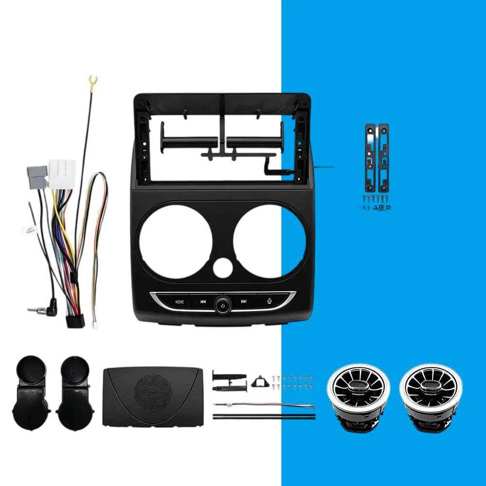 For NISSAN QASHQAI 2008-2013 TAIWAN VERSION 12.3 Inch Radio Fascia Fram Car Android Stereo Dashboard Panel Trim Kit