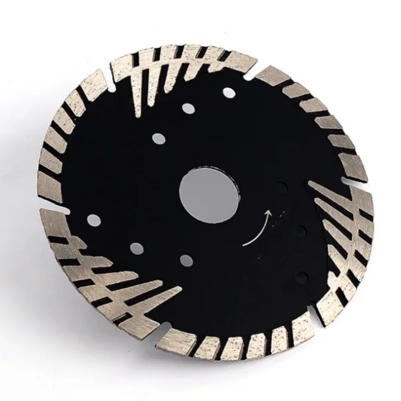 M14 Thread 125mm Diamond Turbo Blade with Slant Protection Teeth Saw Blade For Granite Marble Concrete Cutting Disc 1PC