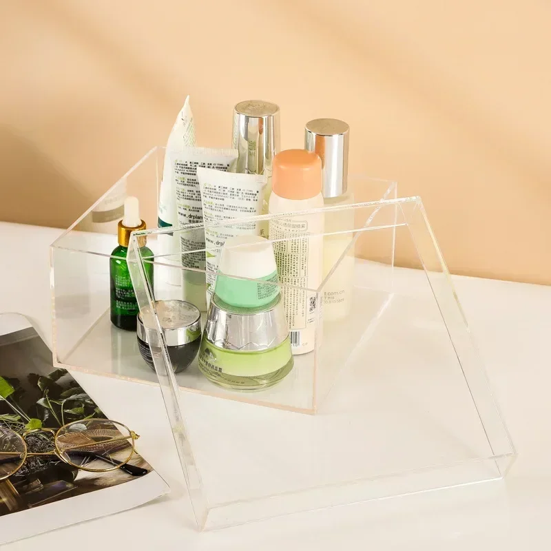 Acrylic Colored Storage Box Gift Box Desktop Organization