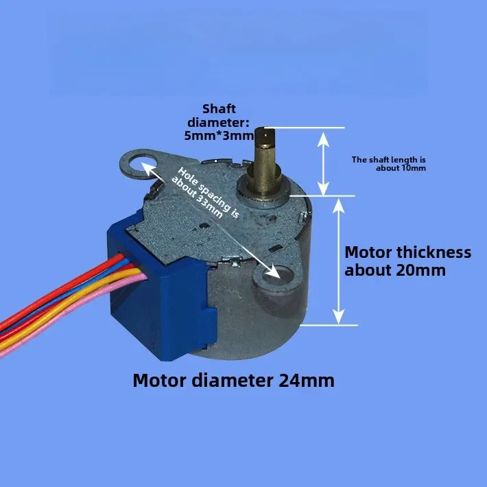 1Pc for Galanz air conditioner synchronous motor pendulum wind motor 24BYJ48A  12V  DC