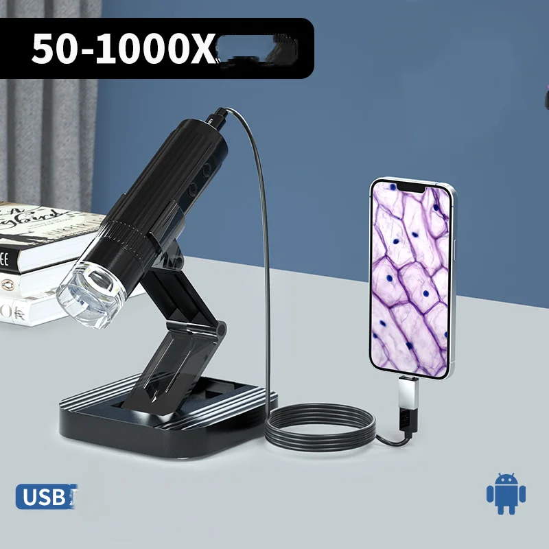 

1000X Usb Microscope Maintenance Circuit Board with Base To See Mites for Laboratory Test Microscope