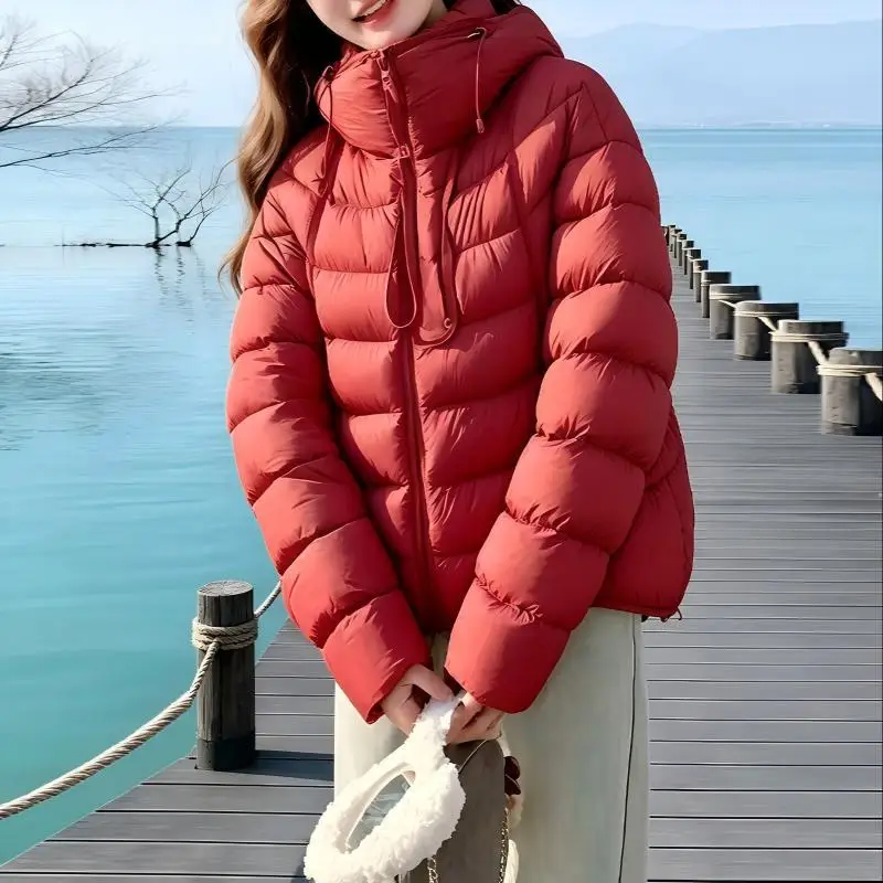New Winter Down Jacket Women Short Padded Duck Down Coat Korean Style Warm Outerwear Puffer Jackets JK-306 Max Mara Пуховик