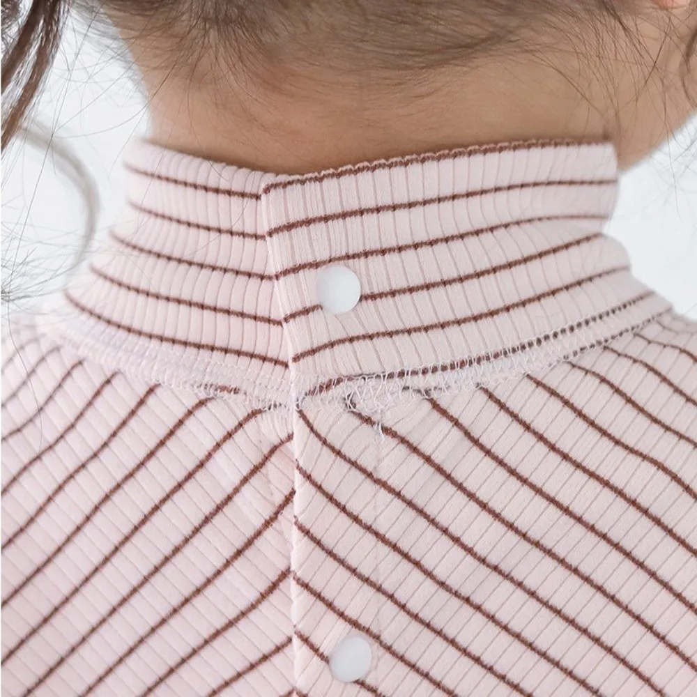 New Stripe Shawl Warm Detachable Fake Collar High Neck Cover Autumn Winter