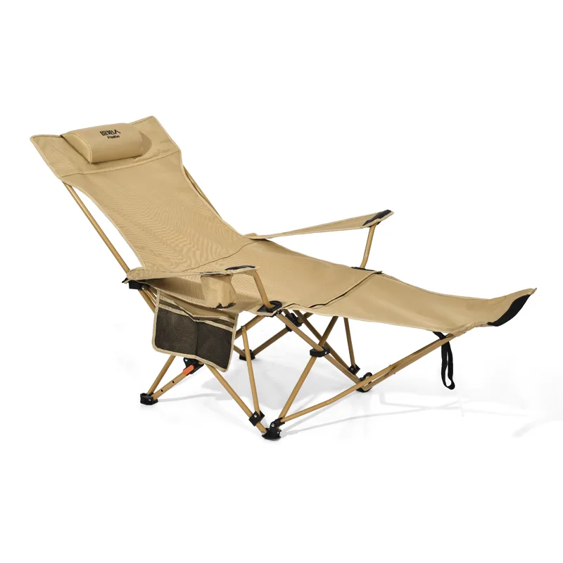 Folding Outdoor Lounge Chair, Ultra Leve, Portátil, Pesca, Praia, Camping, Parceiro, Encosto, Pequeno tamborete