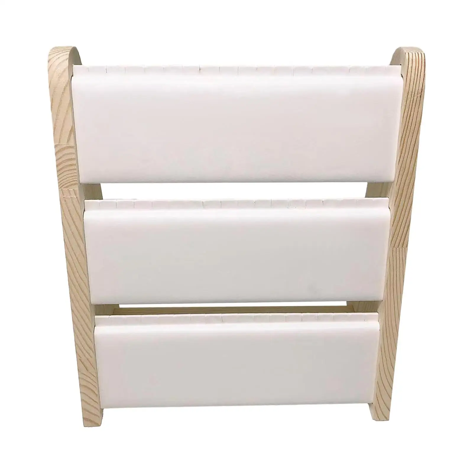 Necklace Display Stand Wooden Necklace Hanger Three Layers Necklace Storage