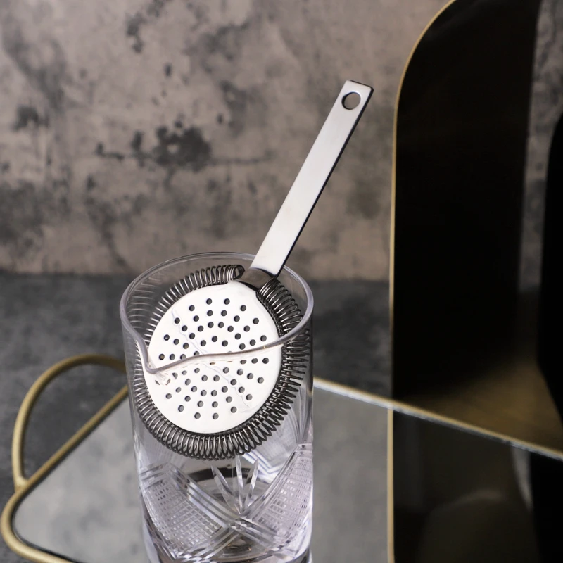 Bar Strainer Sprung Cocktail Strainer Stainless Steel Deluxe Strainer Bar Tools