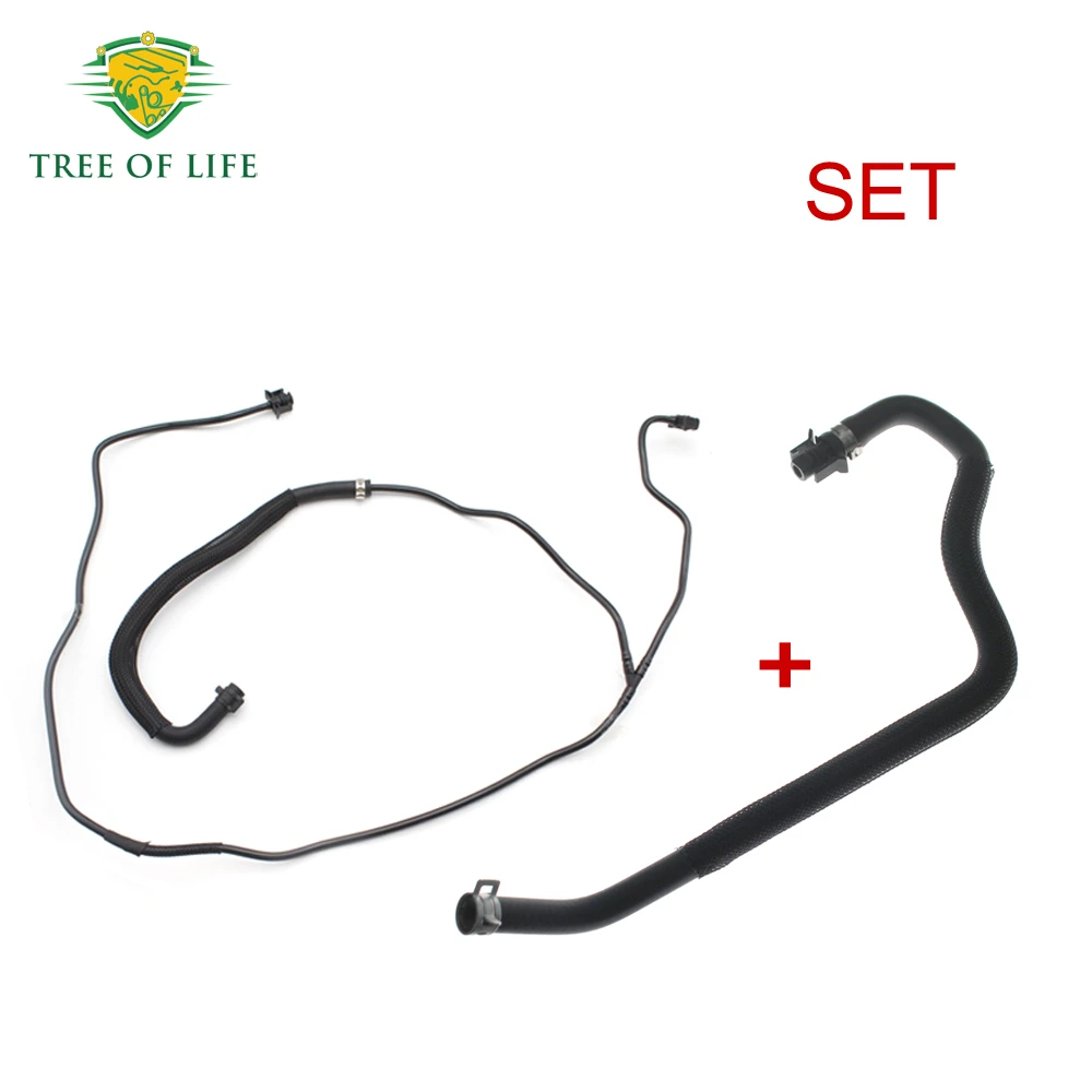 2X Short&Long Water Tank Return Hose Pipe For Ford kuga Escape Focus C-MAX 1.6 BV6Z-8K012-C BV6Z-8K012-A CV618K012AA CV618C012AA