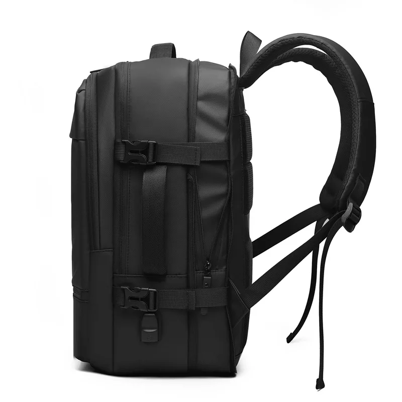 New black backpack business commuter laptop bag casual backpack large capacity minimalist student backpack