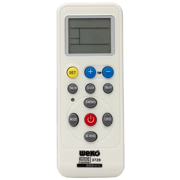 WEKO KK AIR CONDITIONER REMOTE CONTROLLER UNIVERSAL ALL MODELS * TECHNOMAX TM-1188 (3728 = 33368)