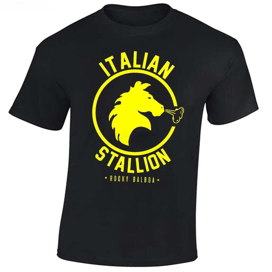 BOXING GYM TRAINING TOP FANCY DRESS  Cool Casual pride t shirt men Unisex New  ITALIAN STALLION MENS T SHIRT