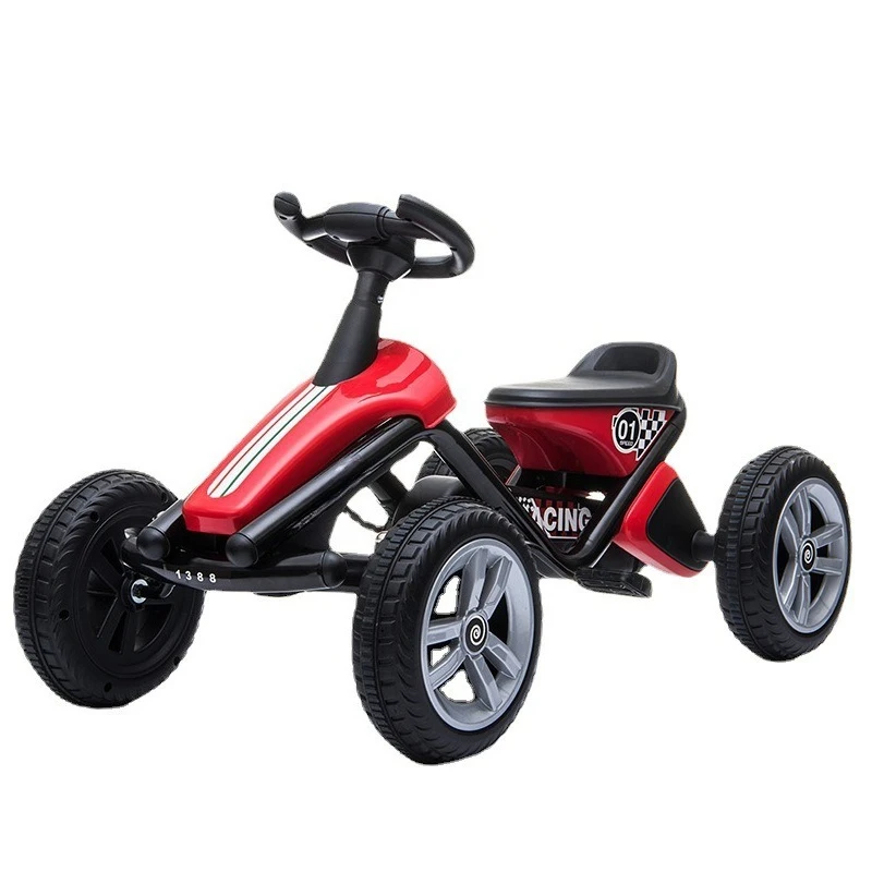Children's kart four-wheel bicycle sports toy car can sit on the boys and girls educational fitness stroller