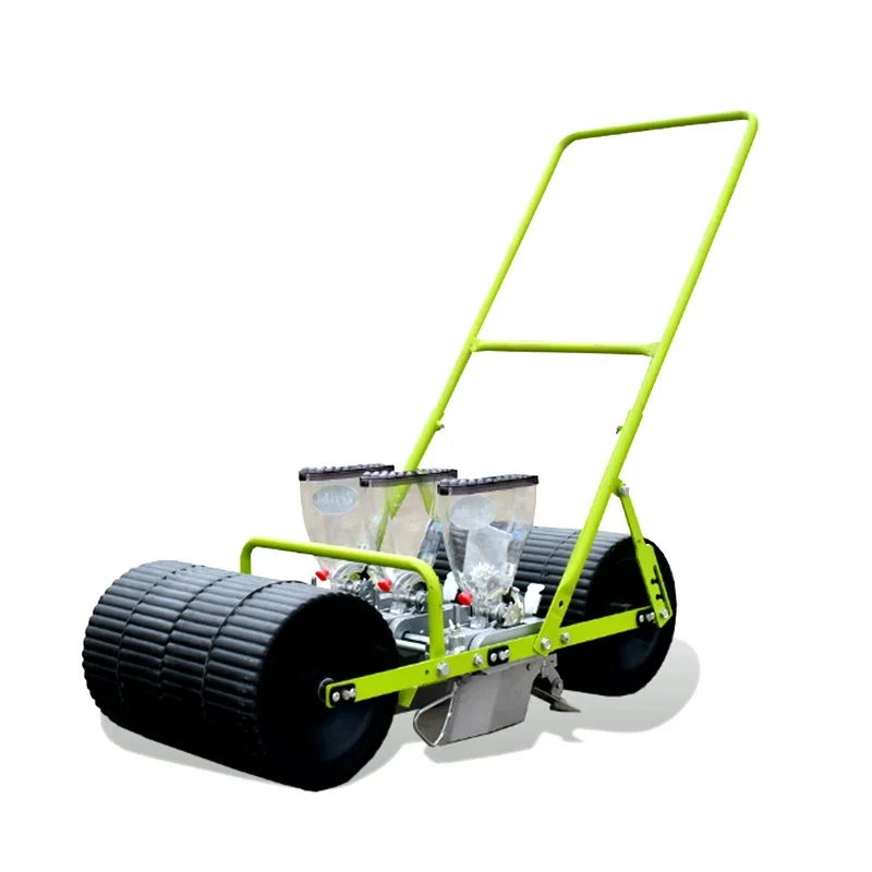High Quality Brand New Manual 3 Rows Vegetable Seeders Hand Push for Small Farms for Farmers & Transplanters