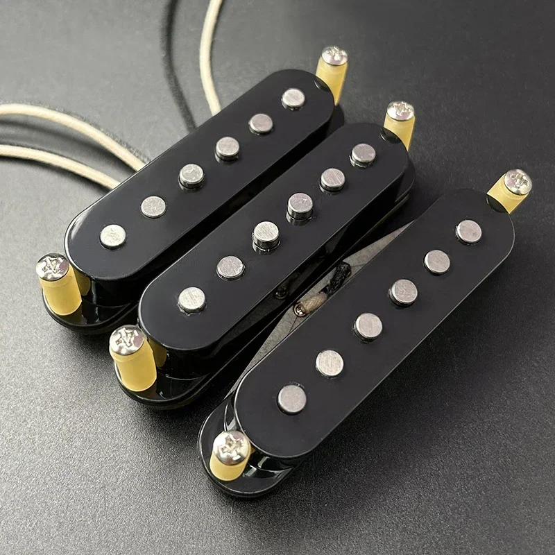 SSS Alnico 5 Vintage Staggered ST Style Single Coil Electric Guitar Pickup Handmade 50\'s Sound Style Electric Guitar Pickup