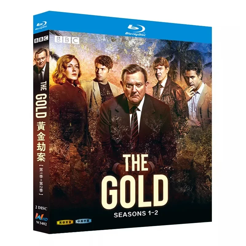 

Blu-ray Super High Definition British Drama Gold Heist Seasons 1-2 BD Disc Box with Chinese and English Subtitles