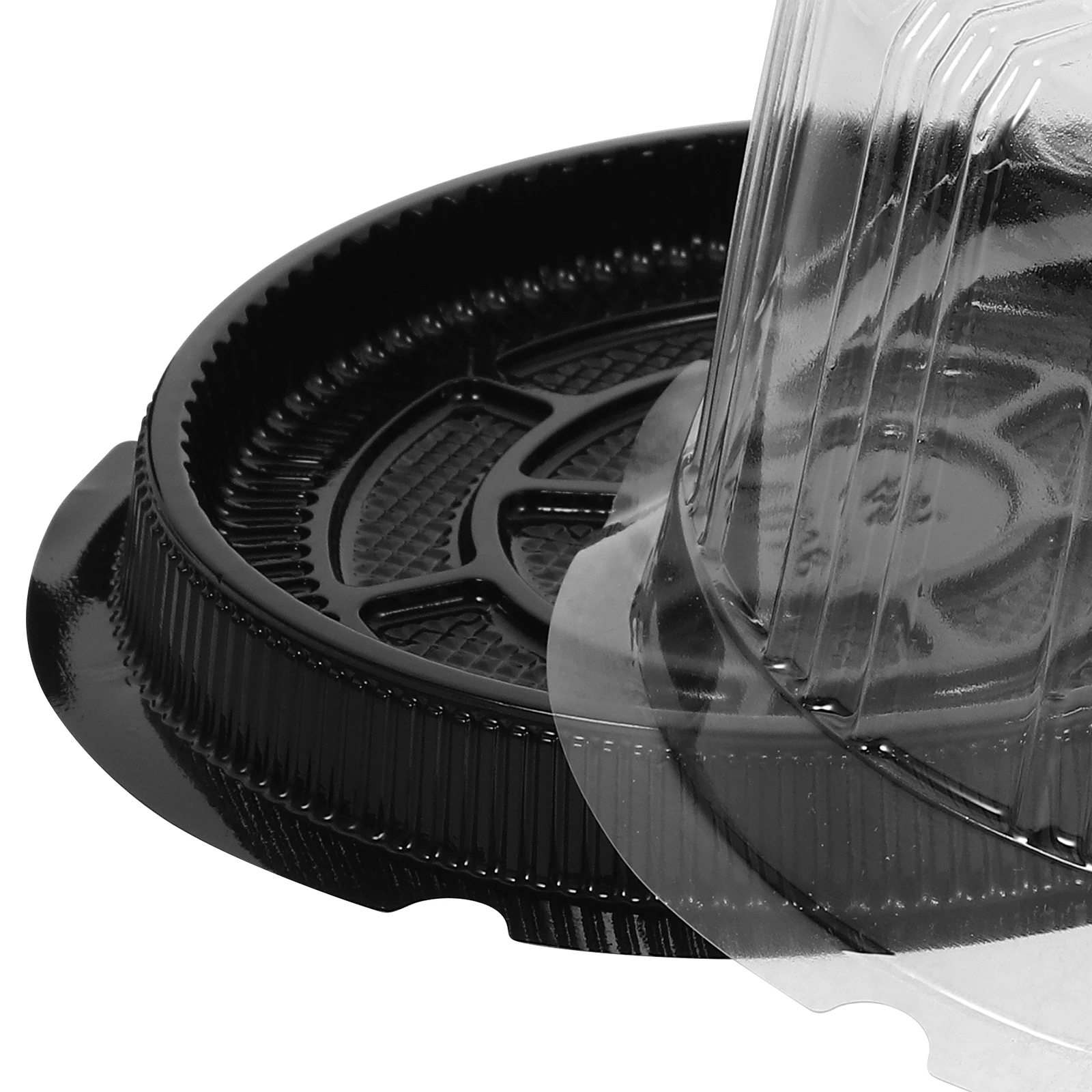 

10Pcs Clear Cake Box with Lid Round Portable Baking Packing Birthday Dessert Carrier Cake Boxes Baking Packing Box