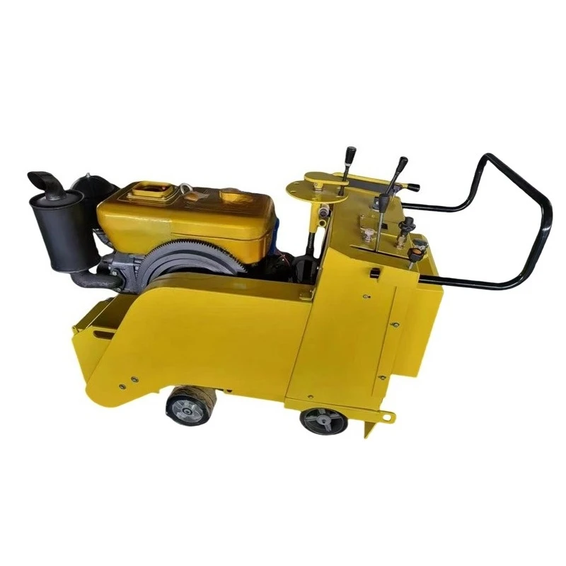 Ground pulling and refurbishing machine, diesel electric hydraulic self-walking road milling machine